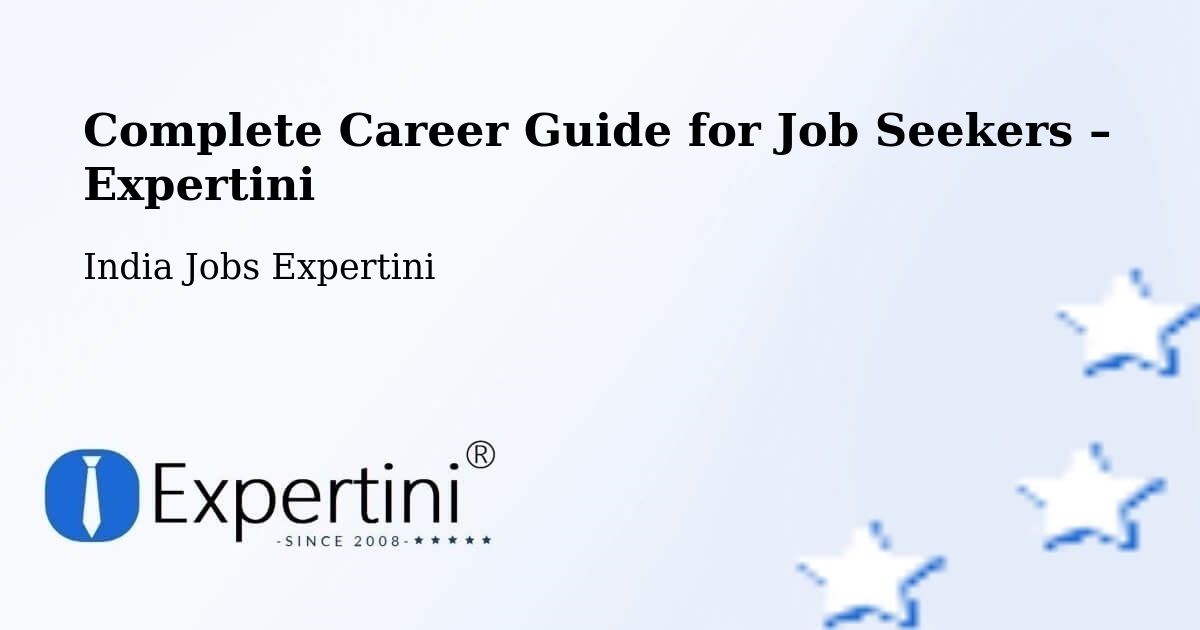 Career Guide for Job Seekers – Nashik - Nashik, India Jobs Expertini